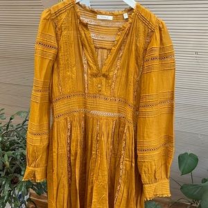 Dôen Vicia Dress in Yellow Jasper